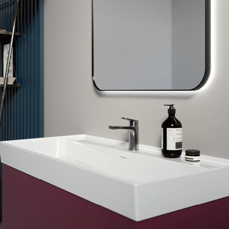Sharp Etajerli Lavabo 80x48 cm